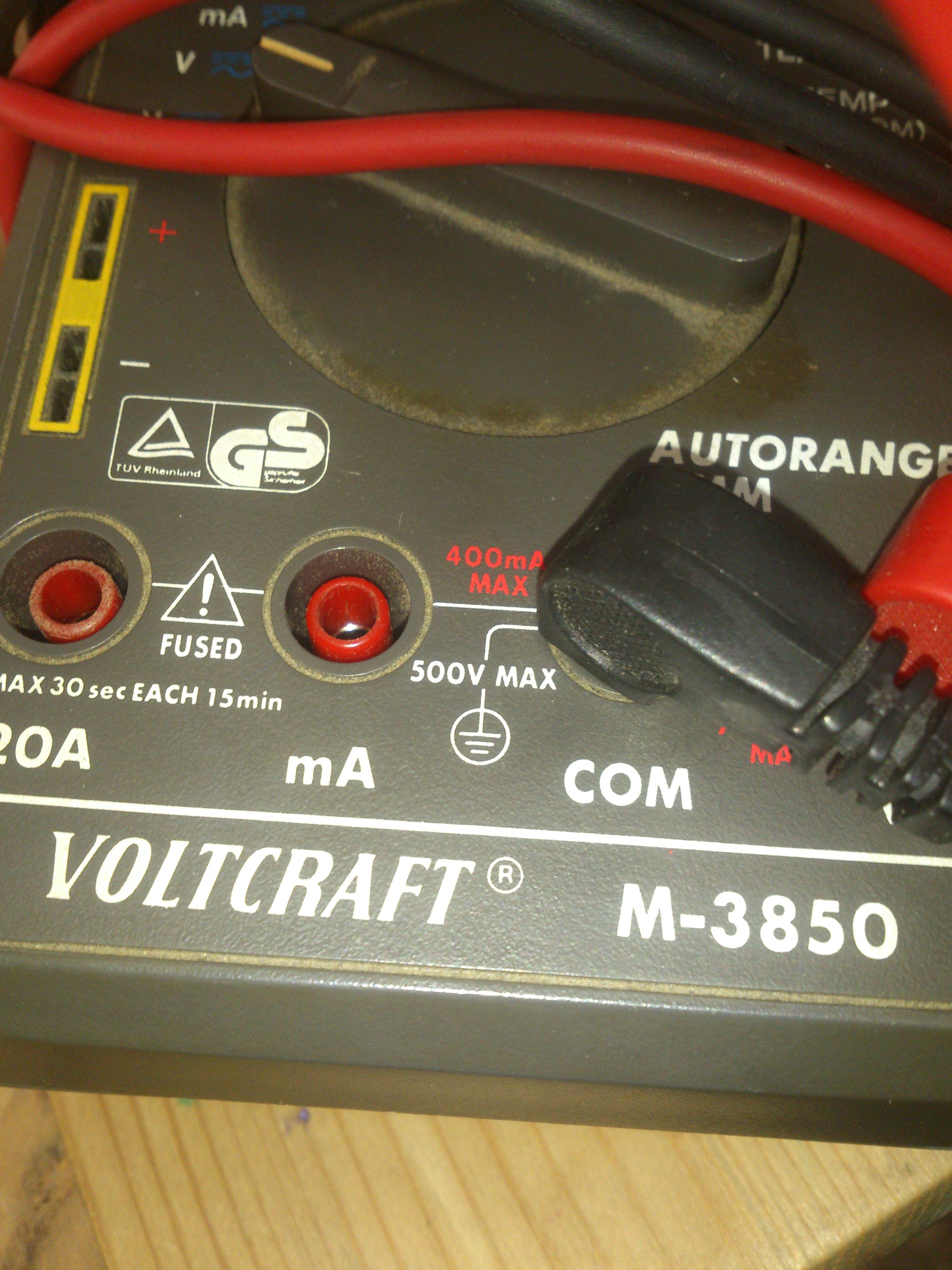 Voltcraft m 3850 manual